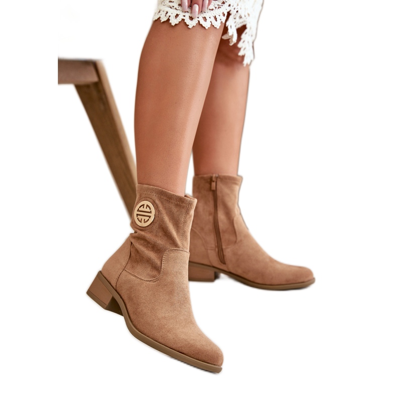 Step in style Bottes Modèle Lerioria ASA198-28 Beige - Entrez avec style