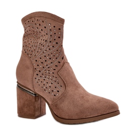 Step in style Bottes Modèle S.Barski HY42-029 Marron - Entrez avec style brun