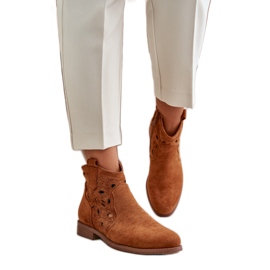 Step in style Bottes Modèle S.Barski HY42-081 Camel - Entrez avec style brun