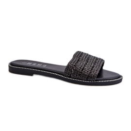 Step in style Sandale Tongs Modèle Radians WS9038 Noir - Entrez avec style le noir
