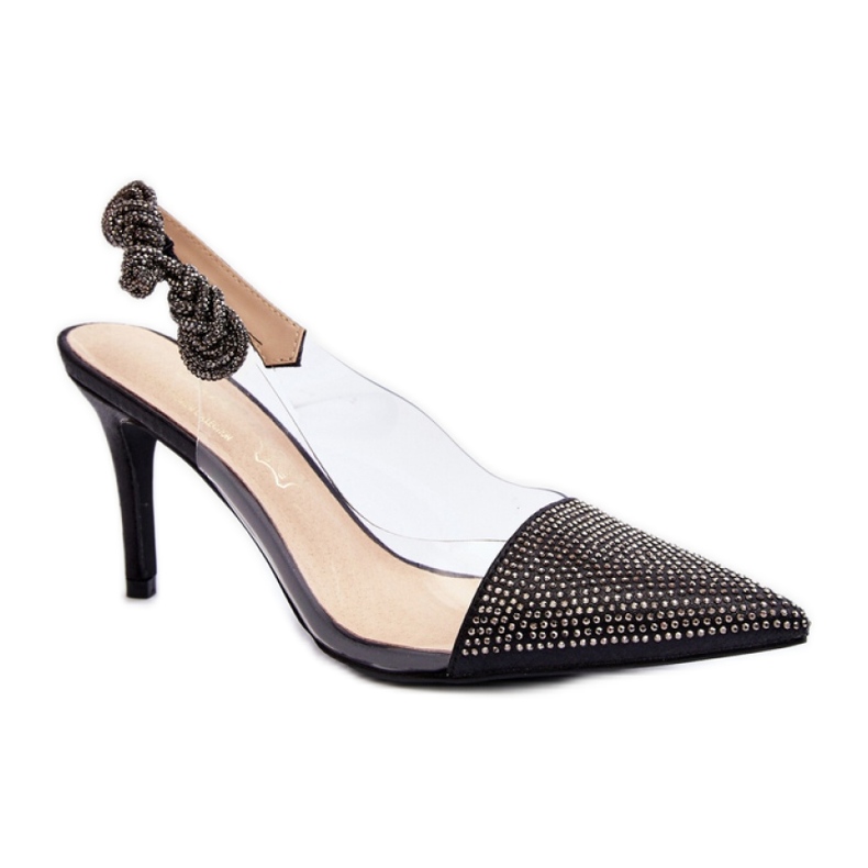 Step in style Modèle Da MR1966-11 Talons aiguilles noirs - Entrez avec style le noir