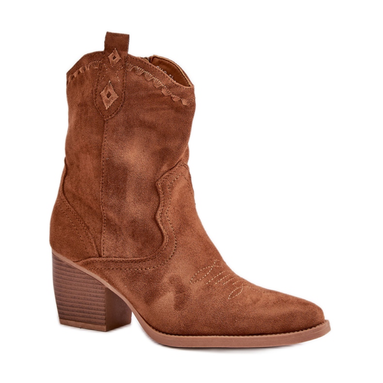 Step in style Bottes Modèle Narinae CHC359 Camel - Entrez avec style brun