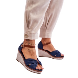 Step in style Sandales Modèle Daphne M338 Navy - Entrez avec style
