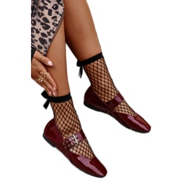 Step in style Ballerines Modèle Azirae 6689 Bordo - Entrez avec style rouge