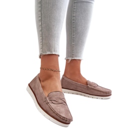 Step in style Mocassins Modèle Nestalia 834280 Beige Foncé - Entrez avec style