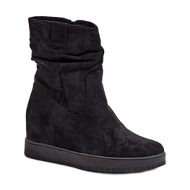 Step in style Bottes Modèle Zinradea MS35012 Noir - Entrez avec style le noir