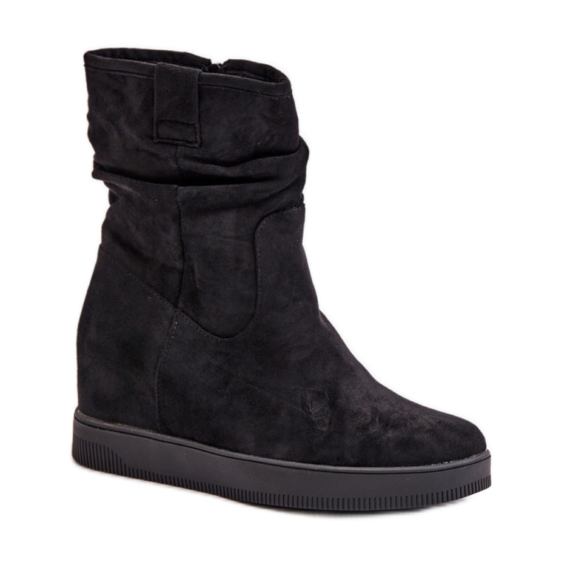 Step in style Bottes Modèle Zinradea MS35012 Noir - Entrez avec style le noir