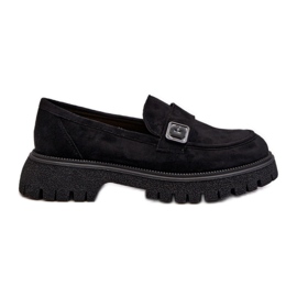 Step in style Mocassins Modèle Flanila 62124 Daim Noir - Entrez avec style le noir