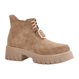 Step in style Bottes Modèle Zazoo 2952 Beige - Entrez avec style
