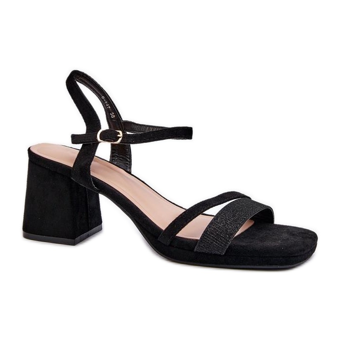 Step in style Sandales Modèle Tessata C-147 Noir - Entrez avec style le noir