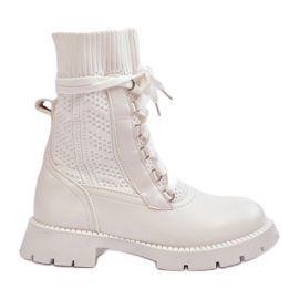 Step in style Bottes Modèle Gentiana 8573A Blanc - Entrez avec style blanche