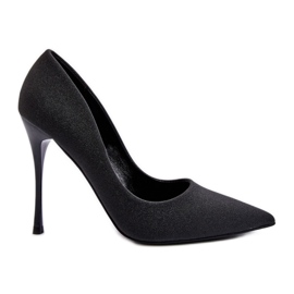 Step in style Talons hauts Tiberon modèle LE103 Noir - Entrez avec style le noir