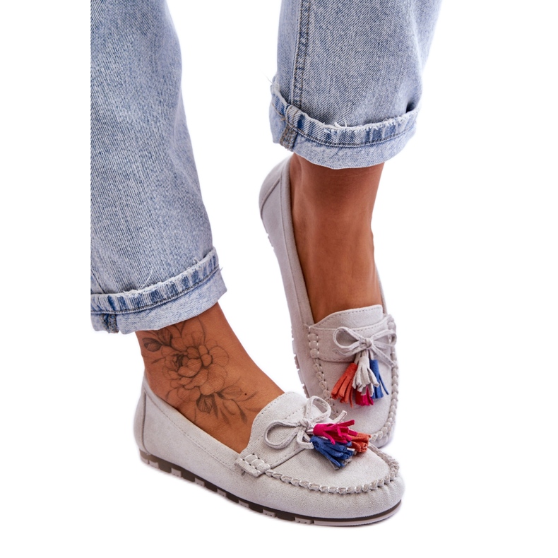 Step in style Mocassins Modèle Dorine GS37 Gris - Entrez avec style