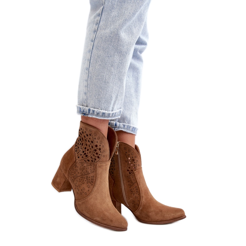 Step in style Bottes Modèle Zazoo 3166/P Camel - Entrez avec style brun