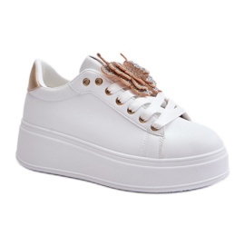 Step in style Chaussures de Sport Modèle Naritevia YY-23 Blanc/Or - Entrez avec style blanche