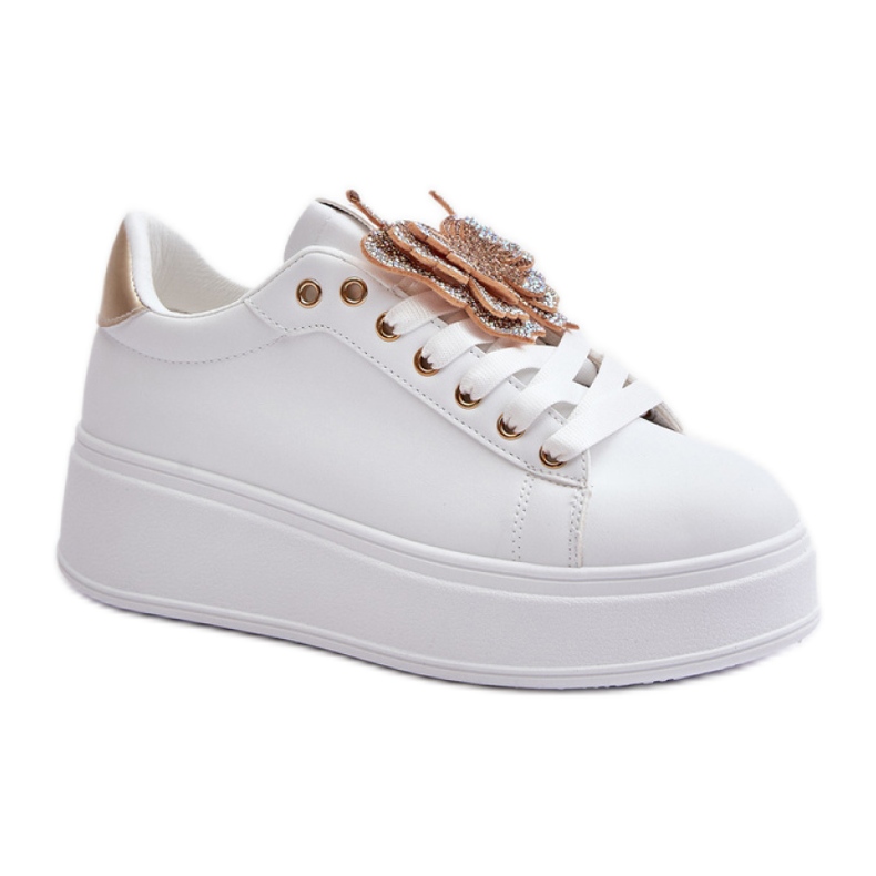 Step in style Chaussures de Sport Modèle Naritevia YY-23 Blanc/Or - Entrez avec style blanche