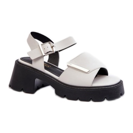 Step in style Sandales Modèle Vinceza 36257 Blanc - Entrez avec style