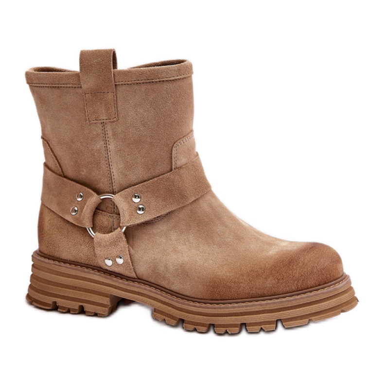 Step in style Bottes Modèle Lewski 3610 Beige Daim - Entrez avec style