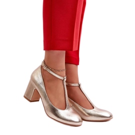 Step in style Escarpins Modèle Raniyah 834283 Or - Entrez avec style jaune Step in style Escarpins Modèle Raniyah 834283 Or - Entrez avec style jaune