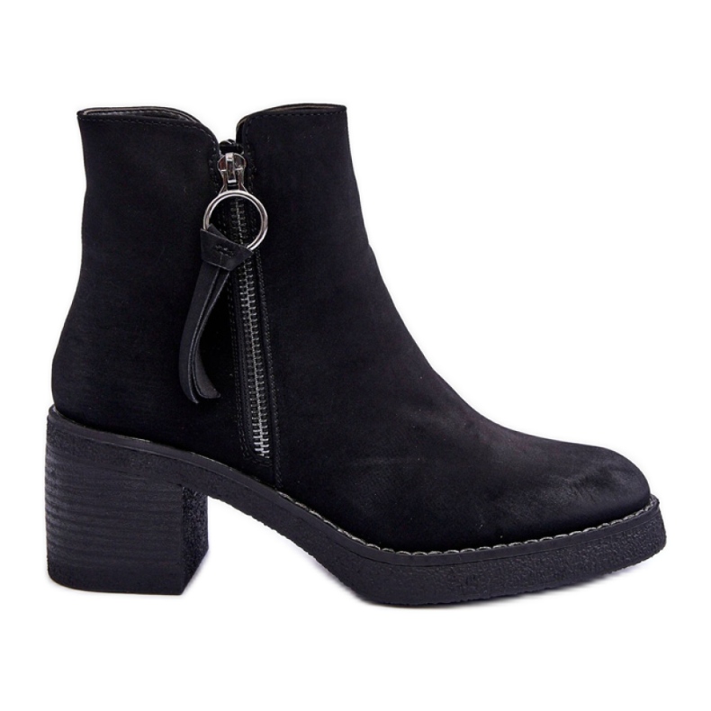 Step in style Bottes Modèle Limoso M706 Daim Noir - Entrez avec style le noir