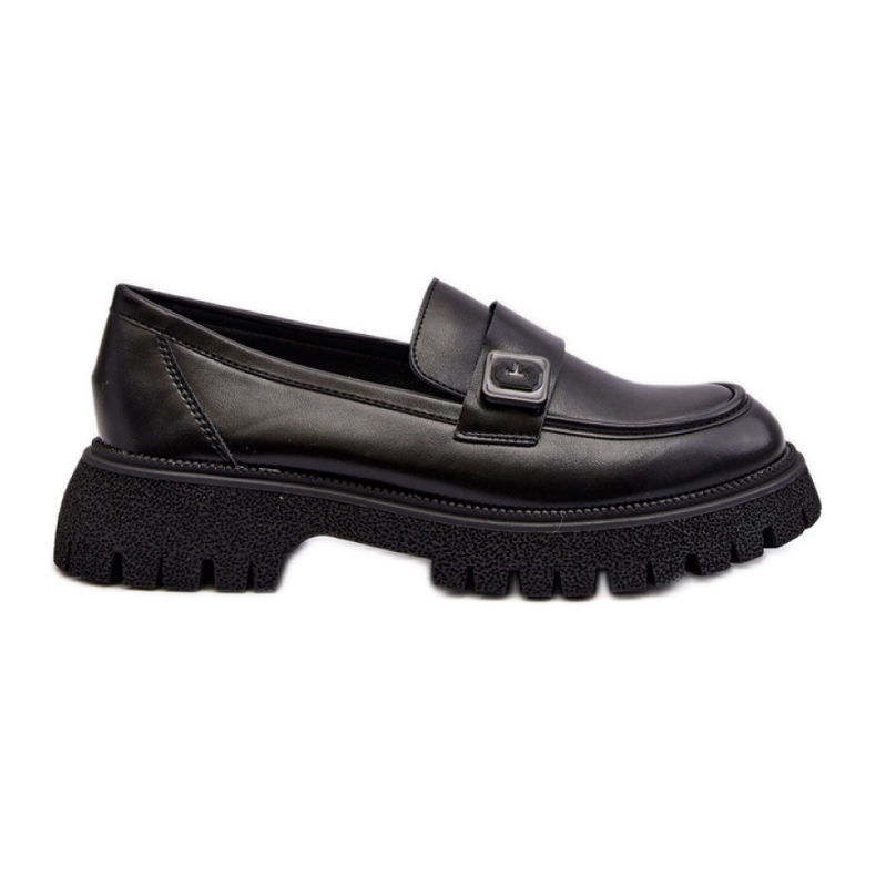 Step in style Mocassins Modèle Flanila 62124 Cuir Noir - Entrez avec style le noir
