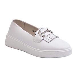 Step in style Mocassins Modèle S.Barski LR590 Blanc - Entrez avec style