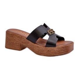Step in style Sandale Tongs Modèle Zazoo 40412 Noir - Entrez avec style le noir