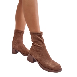 Step in style Bottes Modèle Aphroteia 23BT35-6449 Marron Daim - Entrez avec style brun