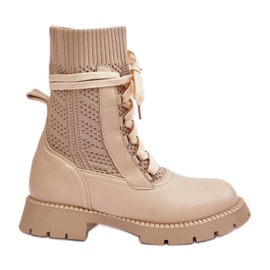 Step in style Bottes Modèle Gentiana 8573A Beige - Entrez avec style