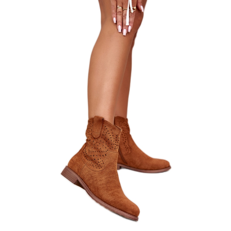 Step in style Bottes Modèle S.Barski HY42-135 Camel - Entrez avec style brun