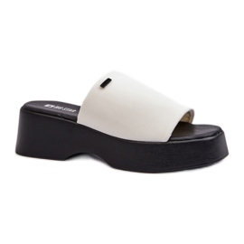 Step in style Sandale Tongs Modèle Big Star NN274022 Blanc - Entrez avec style blanche