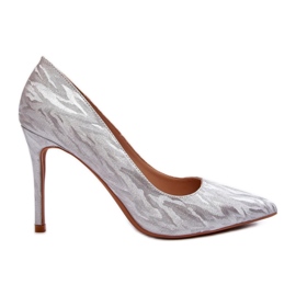 Step in style Talons hauts Klonisa modèle TU246 Argent - Entrez avec style gris