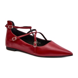 Step in style Ballerines Modèle Violra P-1396 Bordo - Entrez avec style rouge