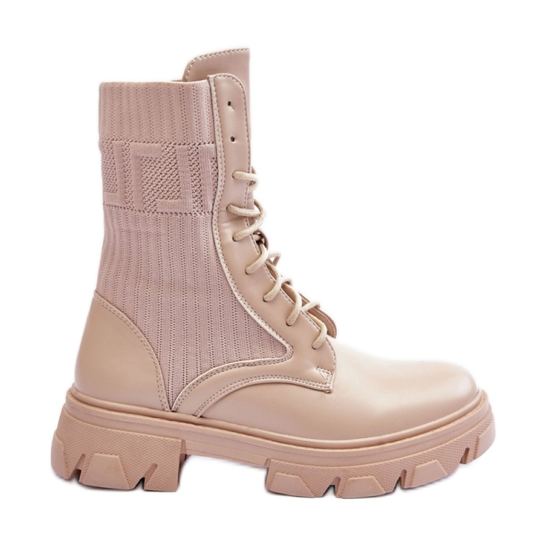 Step in style Bottes de travail Modèle Marlissa A9513 Beige - Entrez avec style