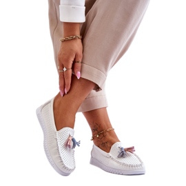 Step in style Mocassins Modèle Lanzarot 23PB08-5372 Blanc - Entrez avec style