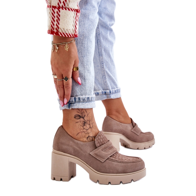 Step in style Chaussures Modèle Arabell 20125 Beige Foncé - Entrez avec style