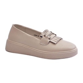 Step in style Mocassins Modèle S.Barski LR590 Beige - Entrez avec style