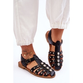 Step in style Sandales Modèle Ascot G-13 Noir - Entrez avec style le noir