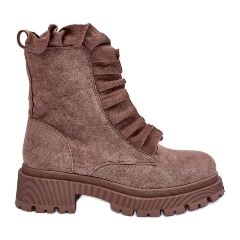 Step in style Modèle Workers Nacelle NS336P Daim Beige Foncé - Entrez avec style