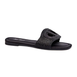 Step in style Sandale Tongs Modèle Dimrose LT06 Noir - Entrez avec style le noir