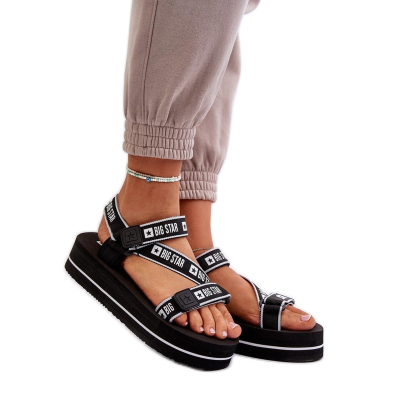 Step in style Sandales Modèle Big Star NN274A525 Noir - Entrez avec style le noir