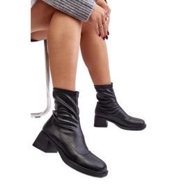 Step in style Bottes Modèle Aphroteia 23BT35-6449 Cuir Noir - Entrez avec style