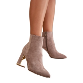 Step in style Bottes Modèle Mevair NS331 Beige - Entrez avec style