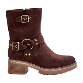 Step in style Bottes Modèle Zudra 7280 Marron - Entrez avec style brun