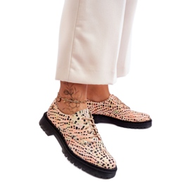 Step in style Chaussures richelieu Modèle Maciejka 04087-18 Orange/Noir - Entrez avec style Step in style Chaussures richelieu Modèle Maciejka 04087-18 Orange/Noir - Entrez avec style