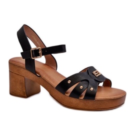 Step in style Sandales Modèle Assames 24SD98-6758 Noir - Entrez avec style le noir