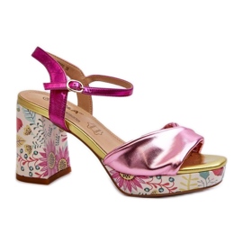 Step in style Sandales Modèle Da CR980 Rose - Entrez avec style