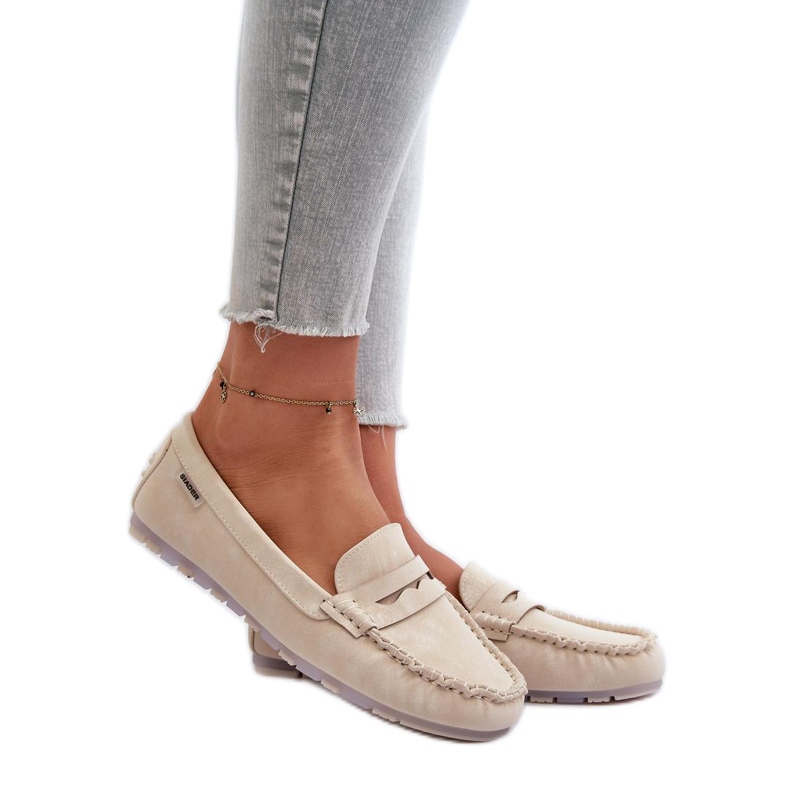 Step in style Mocassins Modèle Celoria M502-8 Beige Clair - Entrez avec style