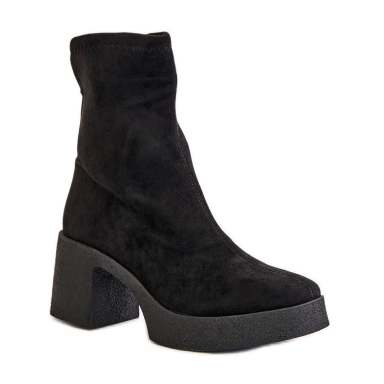 Step in style Bottes Modèle S.Barski HY42-739 Noir - Entrez avec style le noir