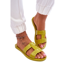 Chaussons végétaliens pour femmes ZAXY vert Chaussons végétaliens pour femmes ZAXY vert
